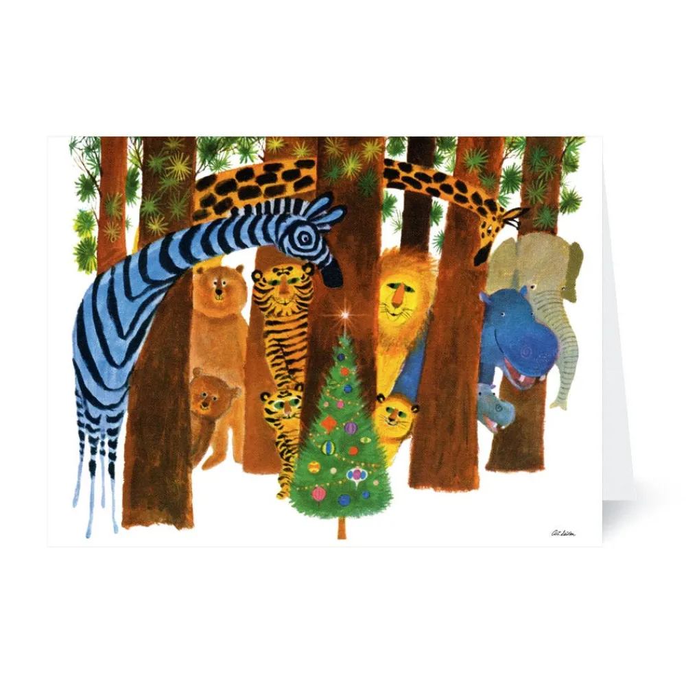 Holiday Cards^The Met Store Seiden: Forest Frolic Holiday Cards
