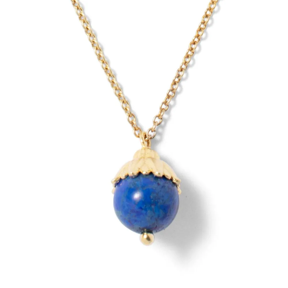Necklaces^The Met Store Lotus Bead Pendant Necklace