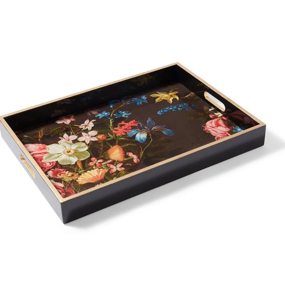 Tableware|Decorative Accents^The Met Store Peeters Bouquet of Flowers Lacquer Tray