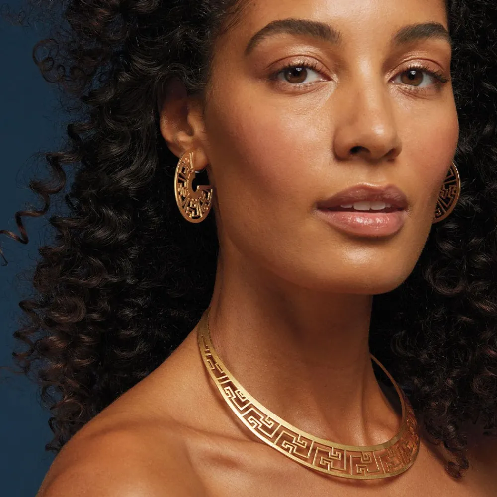 Earrings^The Met Store Ancient Fretwork Earrings