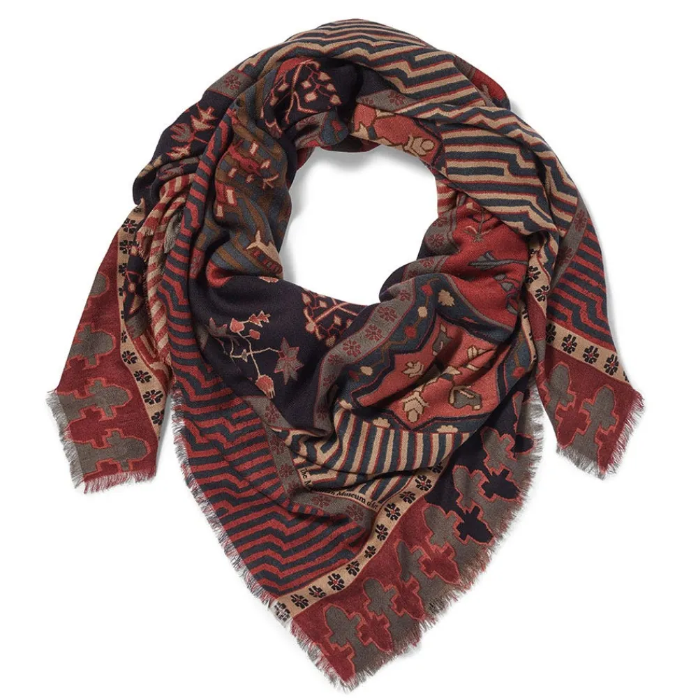 Scarves & Wraps^The Met Store Persian Garden Oversize Square Wool Scarf