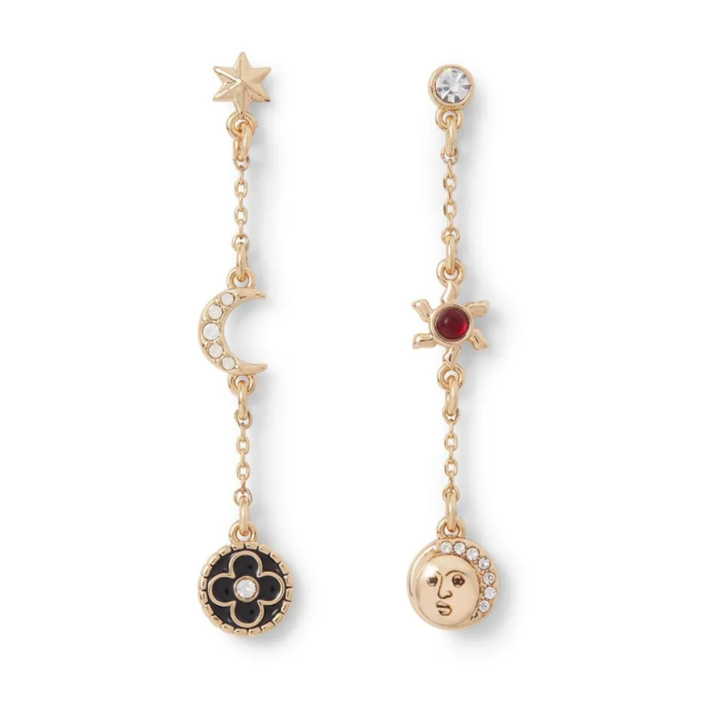 Earrings^The Met Store Moonface and Crescent Drop Earrings