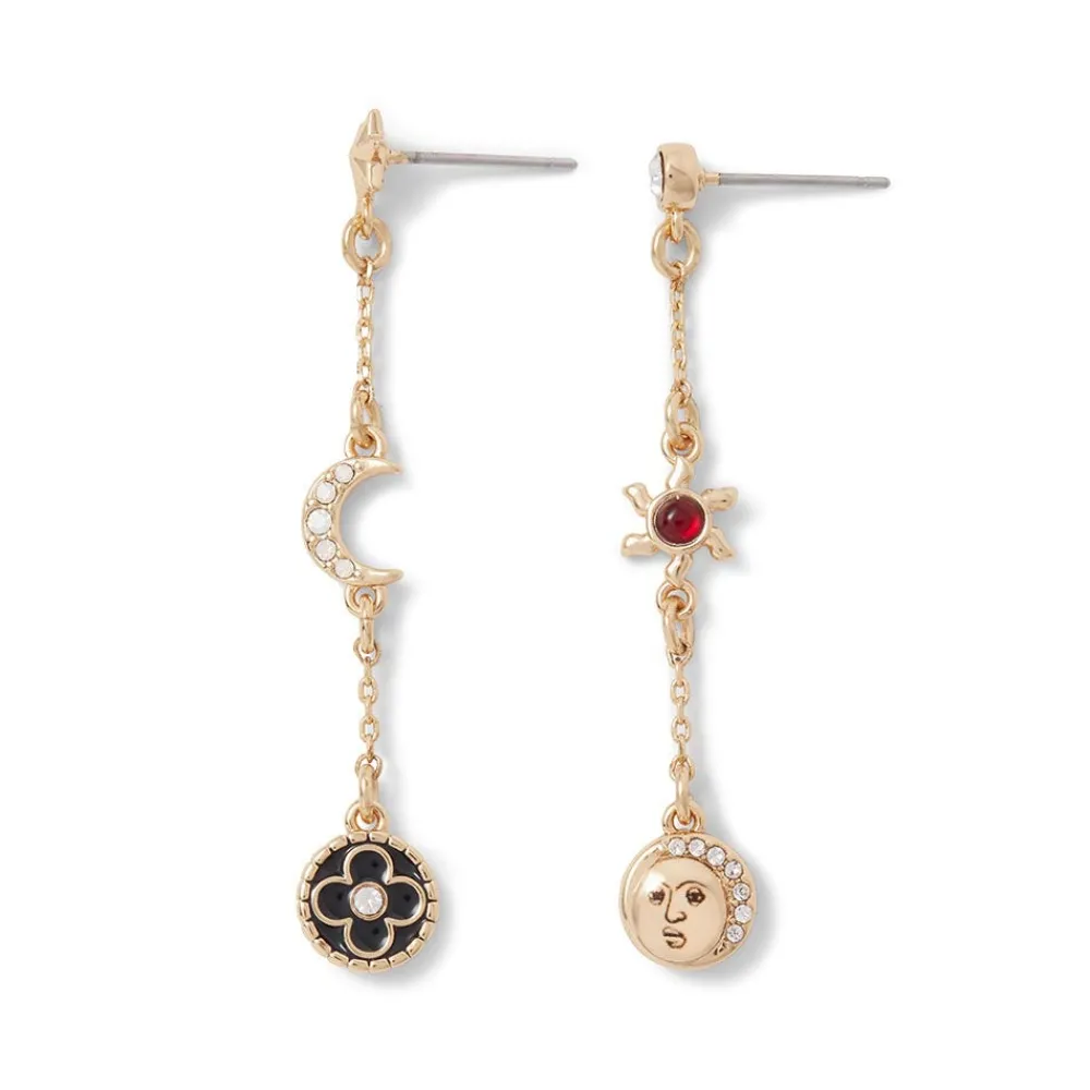 Earrings^The Met Store Moonface and Crescent Drop Earrings