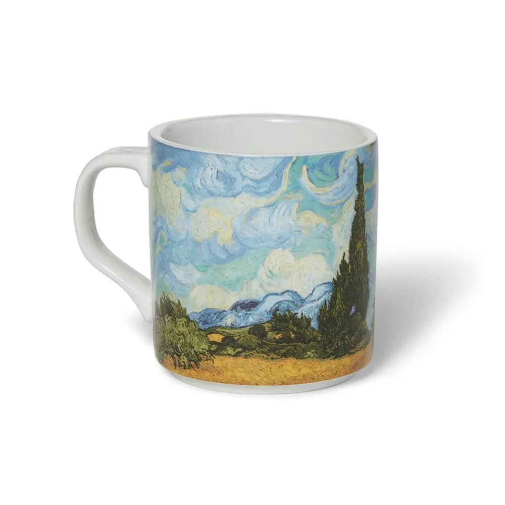 Tableware^The Met Store Van Gogh Wheat Field with Cypresses Mug