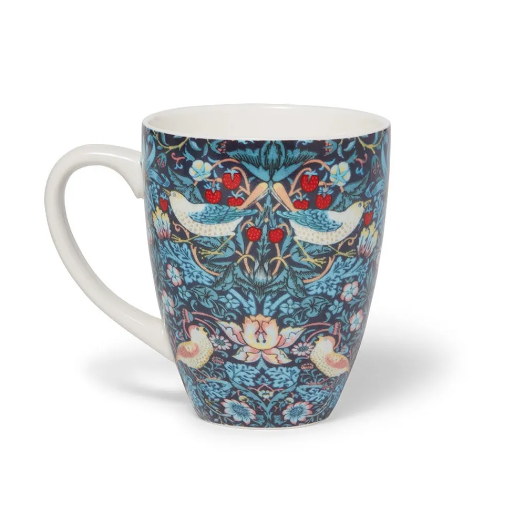 Tableware^The Met Store William Morris Strawberry Thief Covered Mug with Tea Infuser