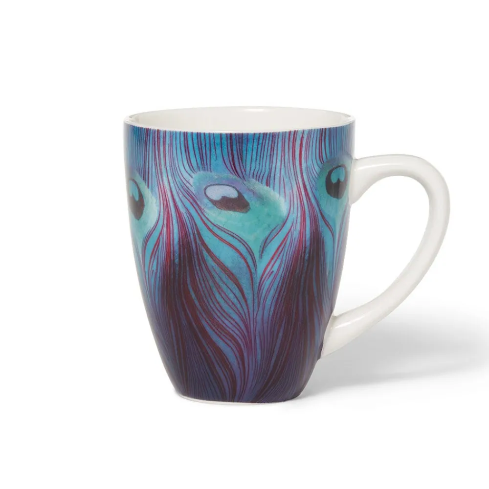 Tableware^The Met Store Louis C. Tiffany Peacock Feather Covered Mug with Tea Infuser