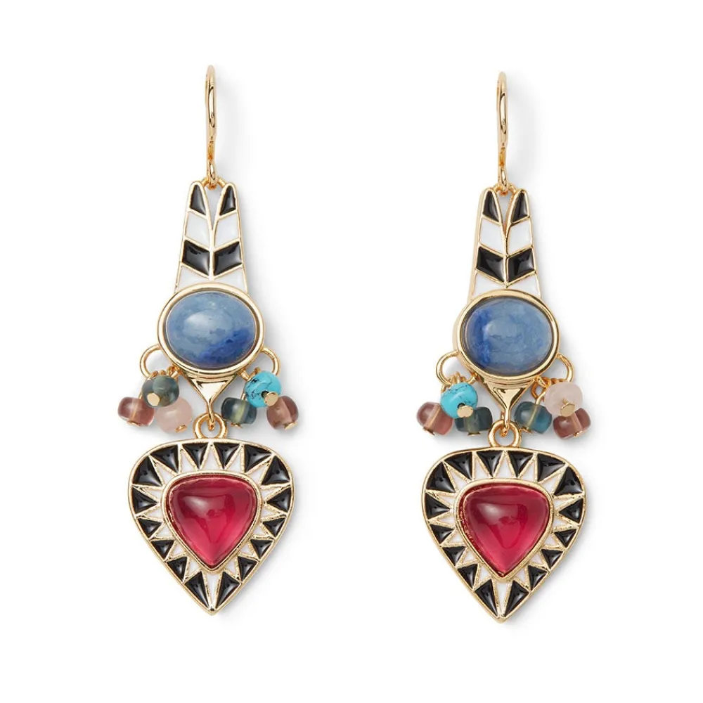 Earrings^The Met Store Atef Crown Statement Drop Earrings
