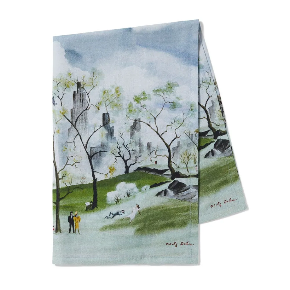 Decorative Accents^The Met Store Dehn Spring in Central Park Tea Towel