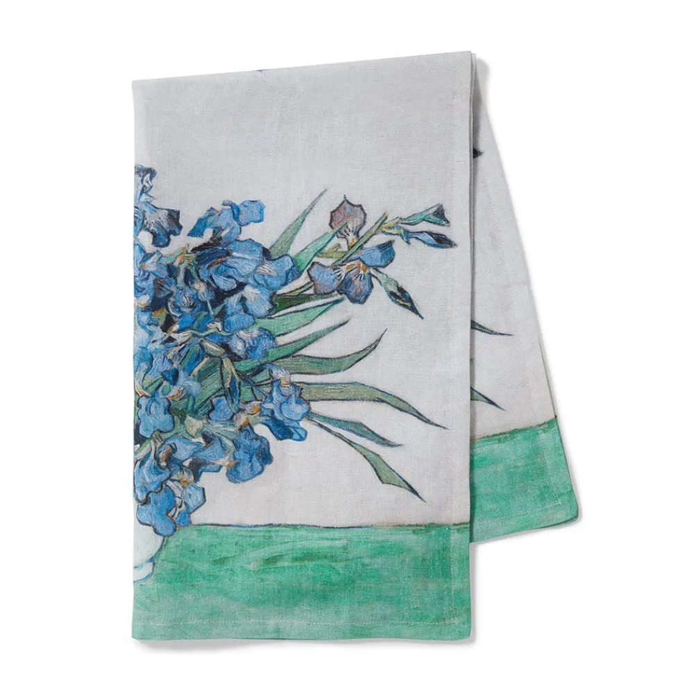 Decorative Accents^The Met Store Van Gogh Irises Tea Towel