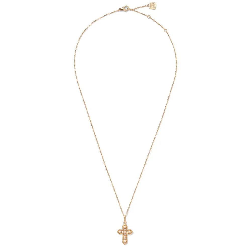 Necklaces^The Met Store Filipino Pearl Cross Pendant Necklace