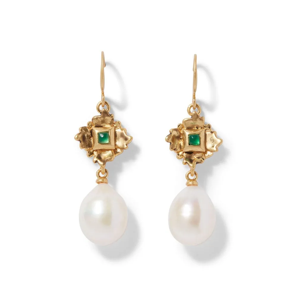 Earrings^The Met Store French Amor Double-Drop Earrings