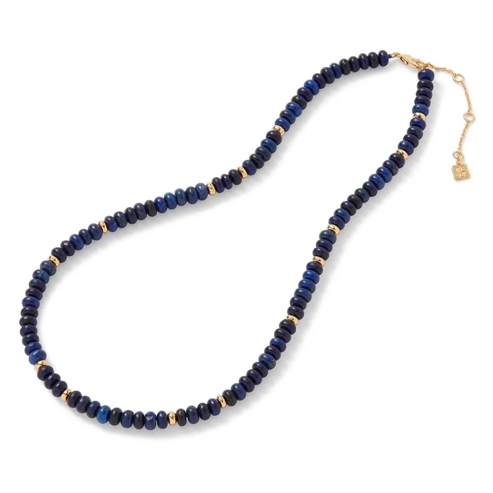 Necklaces^The Met Store Royal Egyptian Beaded Lapis Necklace