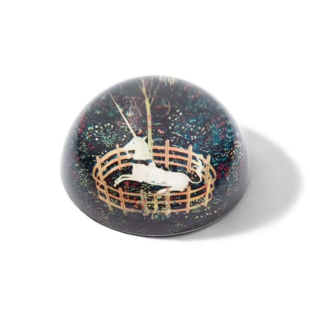 Office^The Met Store Unicorn in a Garden Paperweight