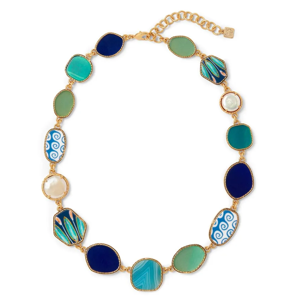 Necklaces^The Met Store Ancient Mixed Motifs Glass Statement Necklace