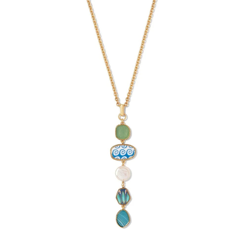 Necklaces^The Met Store Ancient Mixed Motifs Glass Pendant Drop Necklace