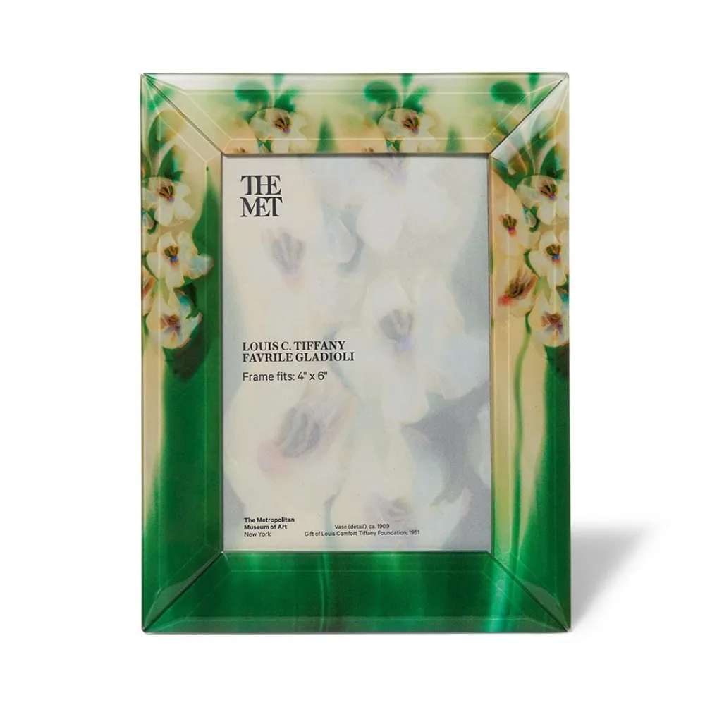 Decorative Accents^The Met Store Louis C. Tiffany Gladioli Rectangular Glass Frame