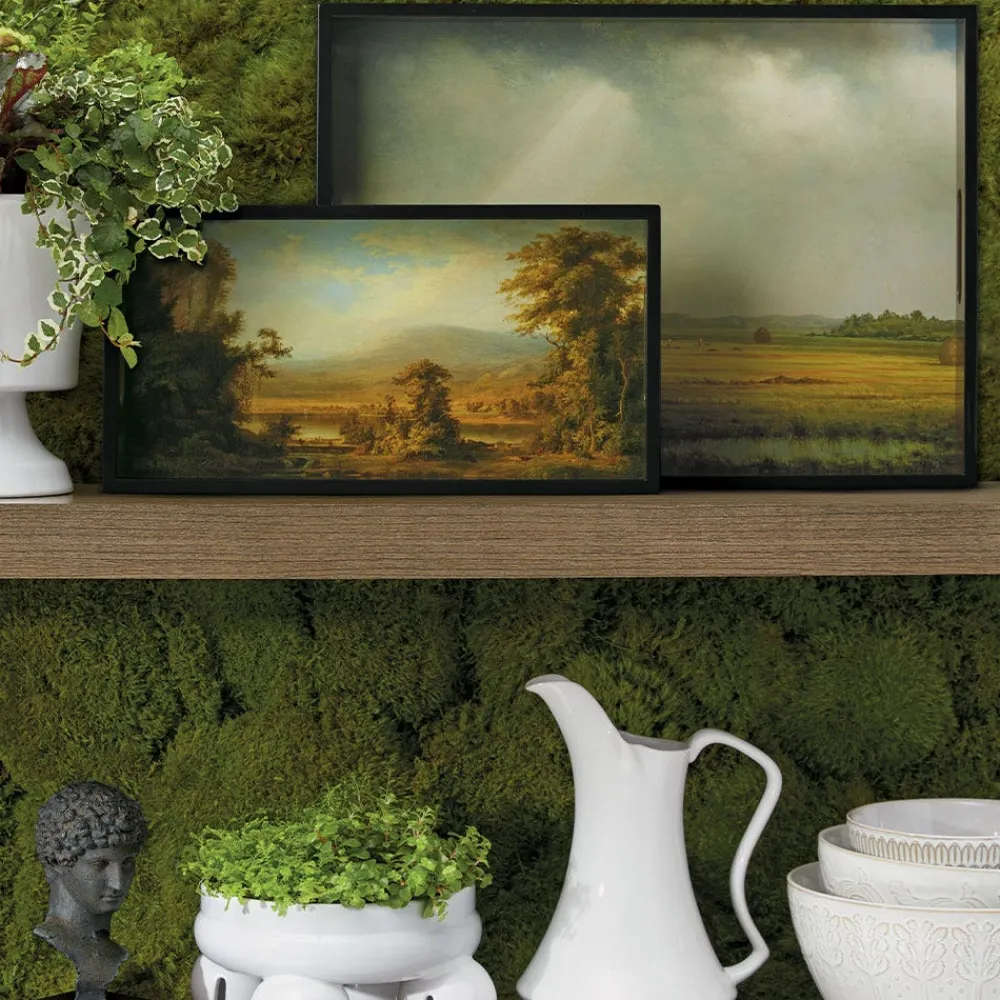 Tableware|Decorative Accents^The Met Store Sublime Landscapes Heade Newburyport Meadows Large Lacquer Tray