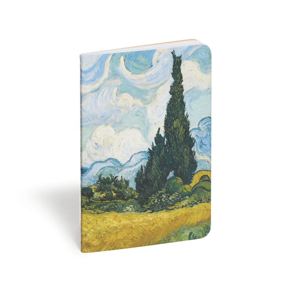 Journals & Notebooks^The Met Store Van Gogh Wheat Field with Cypresses Pocket Pad