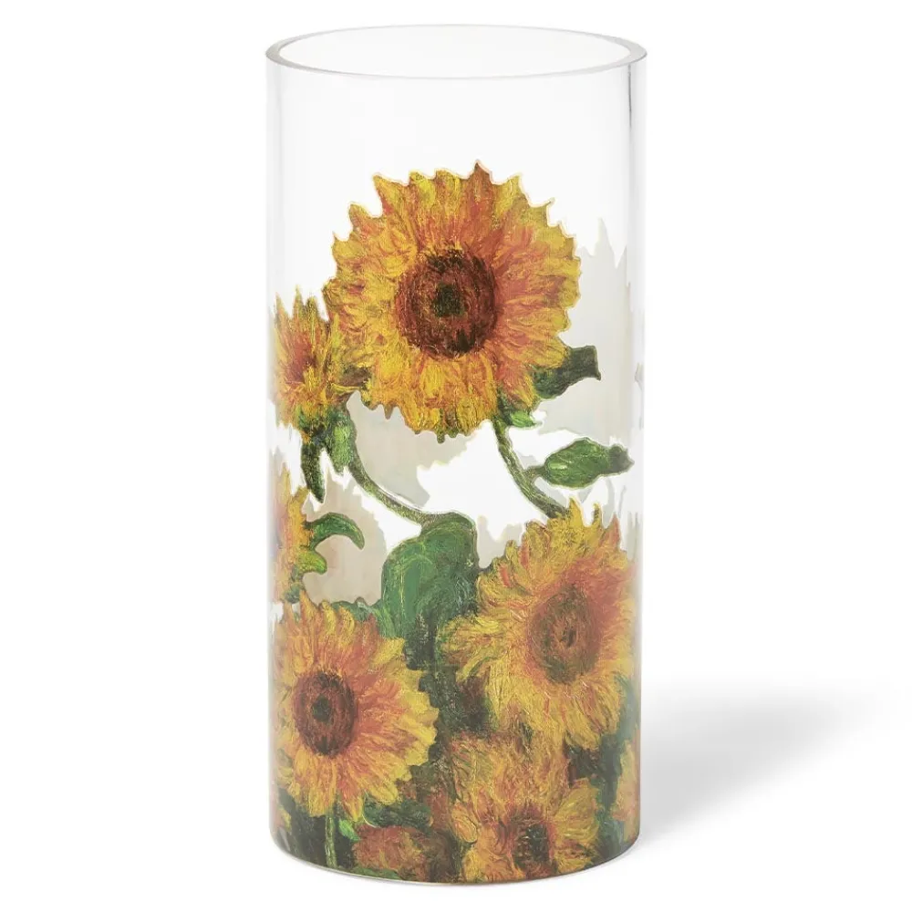 Tableware|Decorative Accents^The Met Store Monet Sunflowers Glass Vase