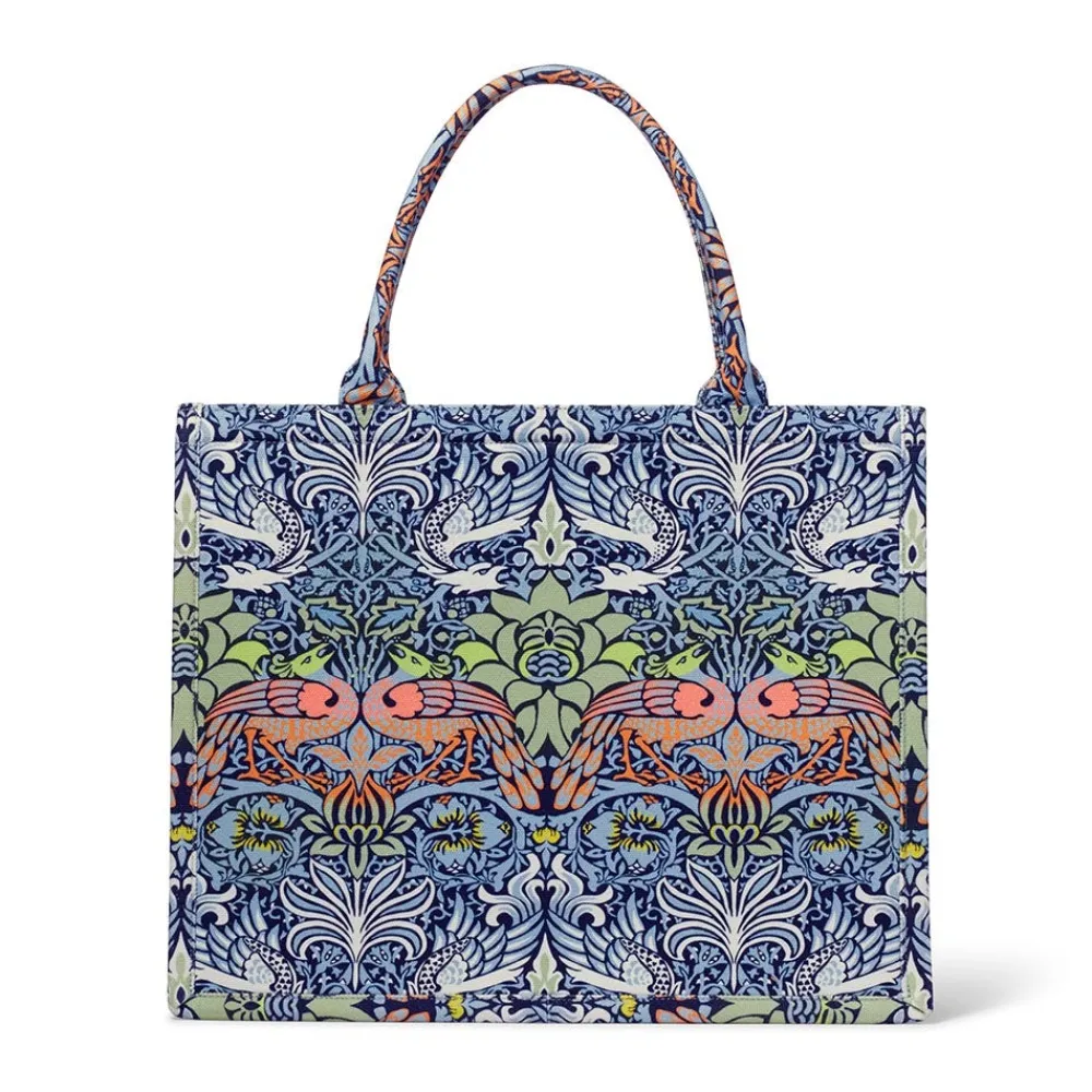 Bags^The Met Store William Morris Peacock and Dragon Oversize Structured Tote