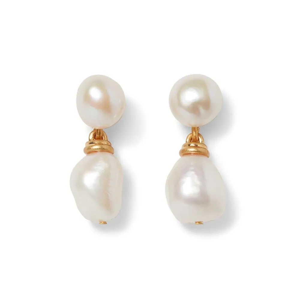 Earrings^The Met Store Cypriot Twist Pearl Double-Drop Earrings