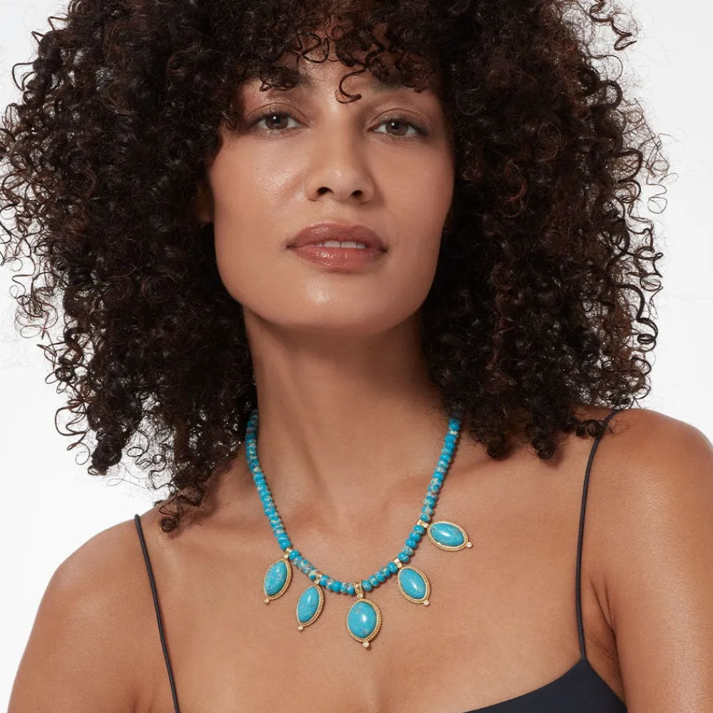 Necklaces^The Met Store Egyptian Hathor Turquoise Multi-Drop Necklace