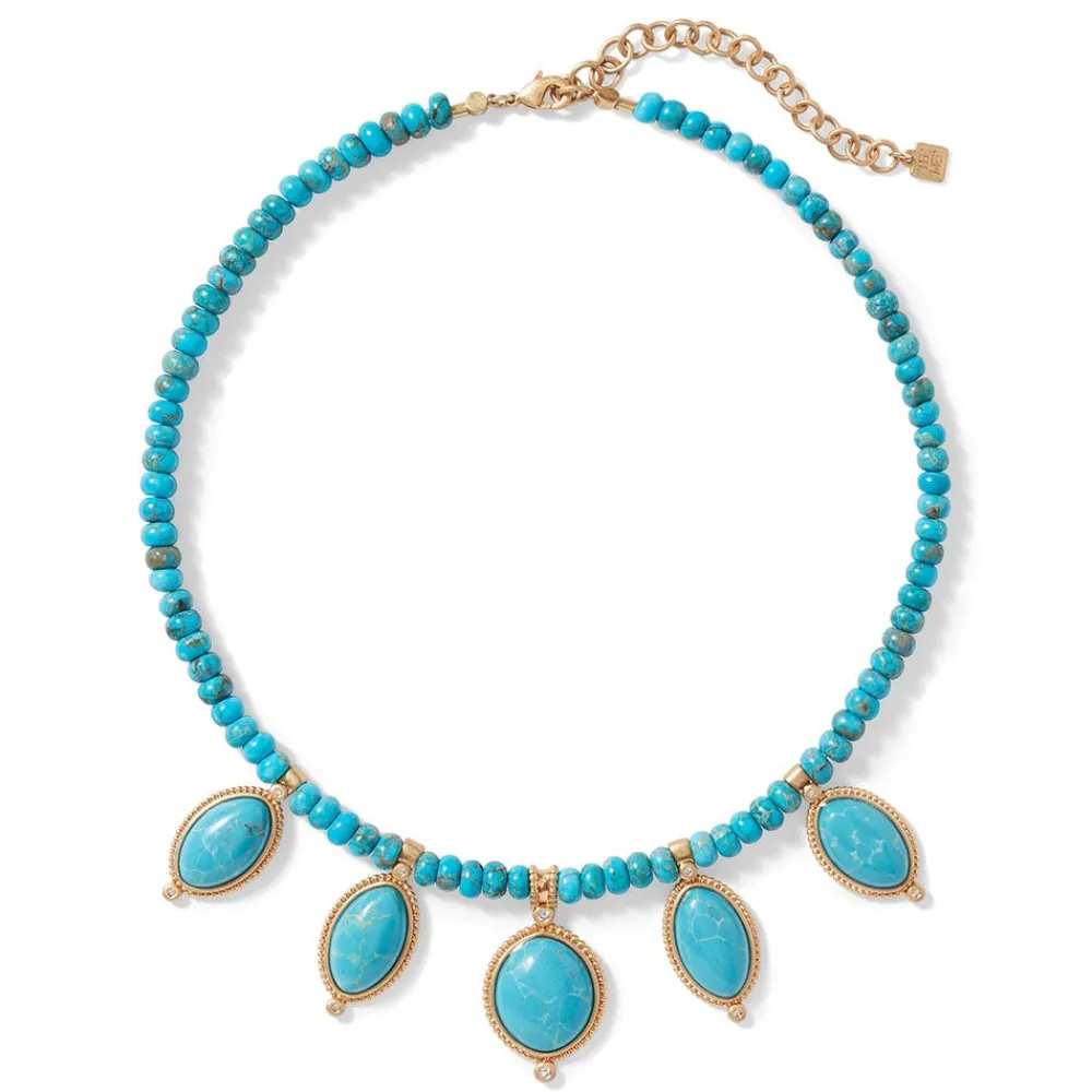 Necklaces^The Met Store Egyptian Hathor Turquoise Multi-Drop Necklace