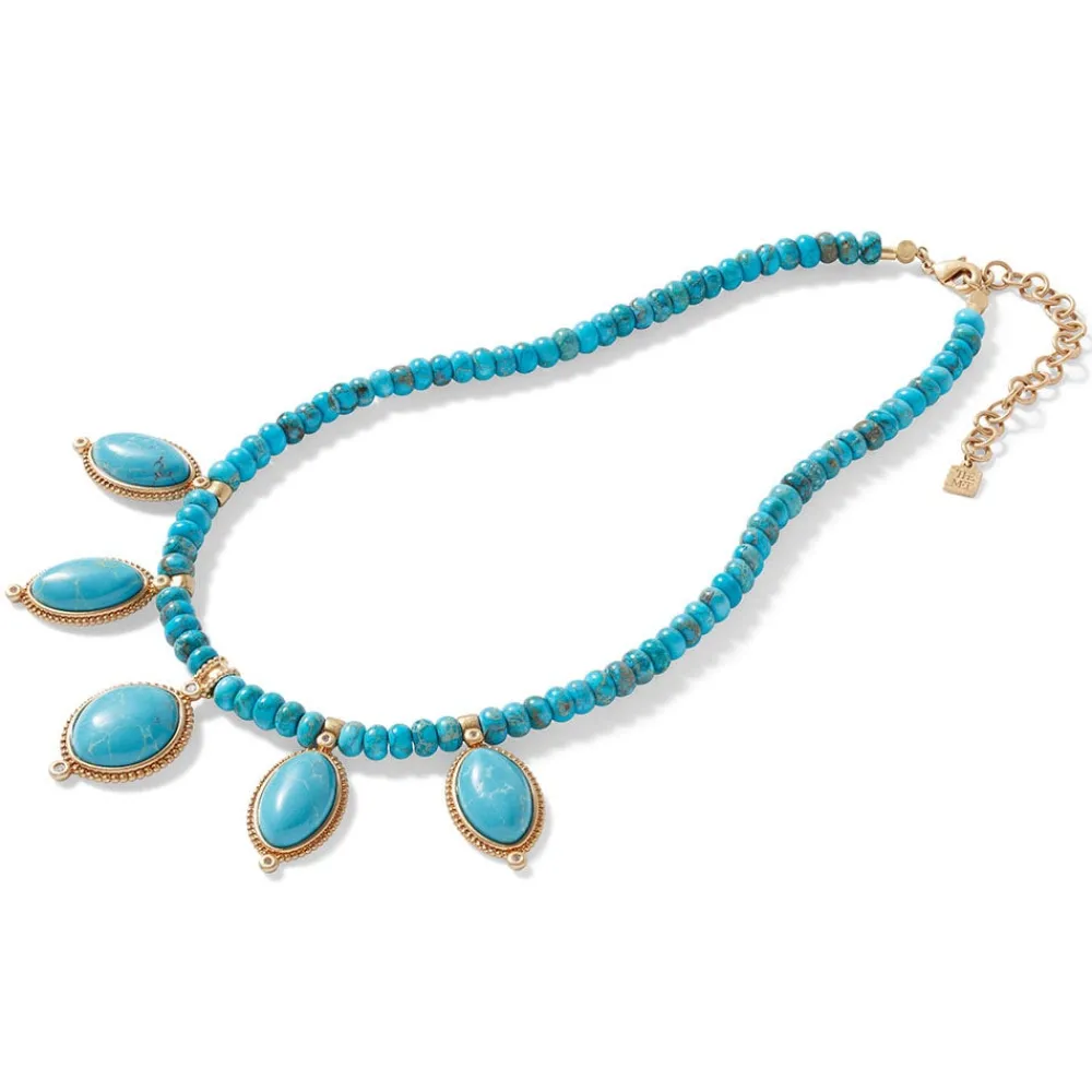 Necklaces^The Met Store Egyptian Hathor Turquoise Multi-Drop Necklace