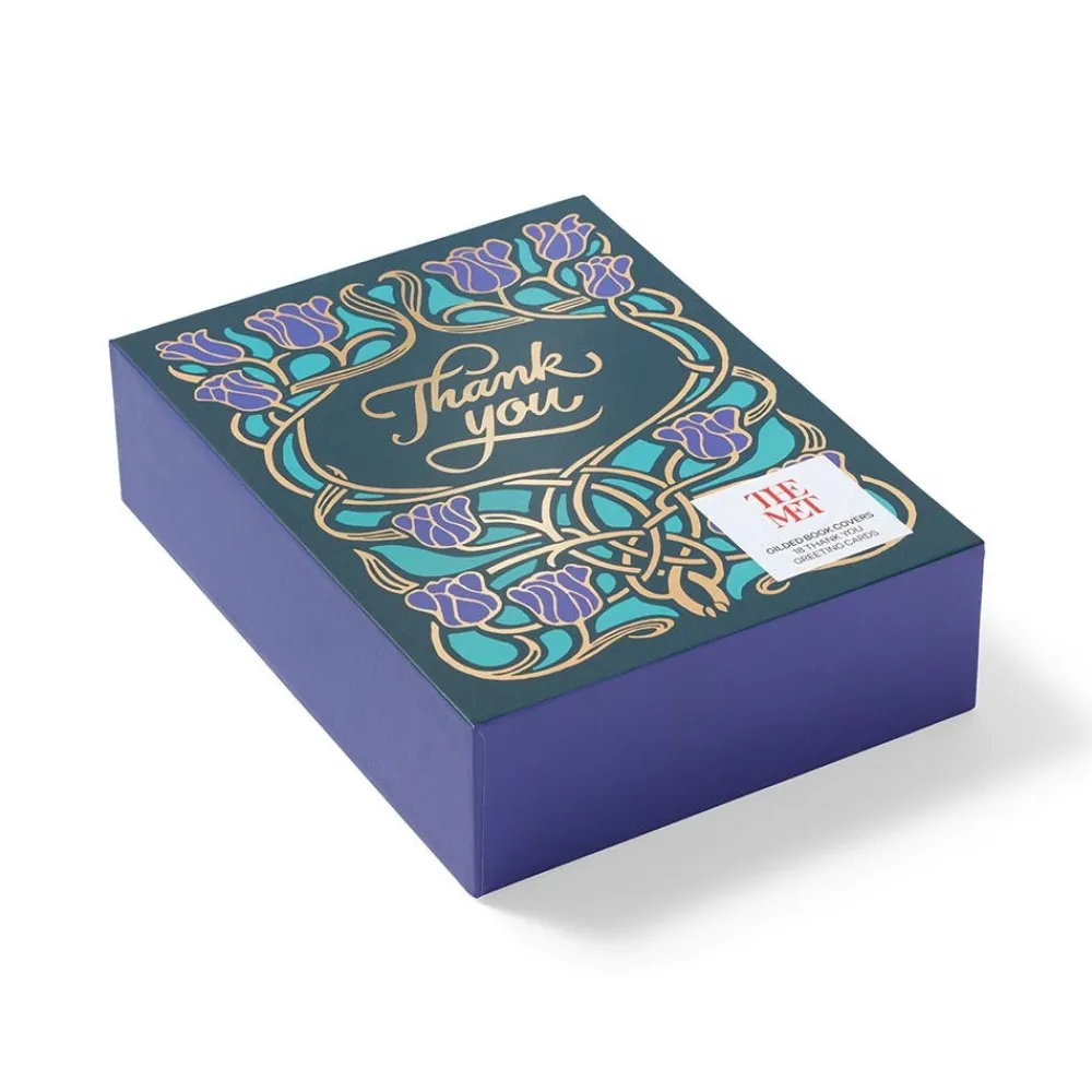 Notecards & Correspondence^The Met Store Gilded Book Covers Thank-You Cards