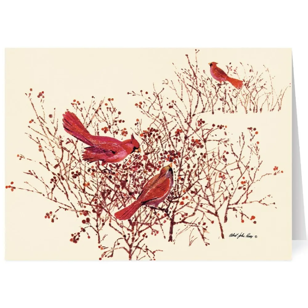 Holiday Cards^The Met Store Pucci: Bushes, Berries, and Birds Holiday Cards