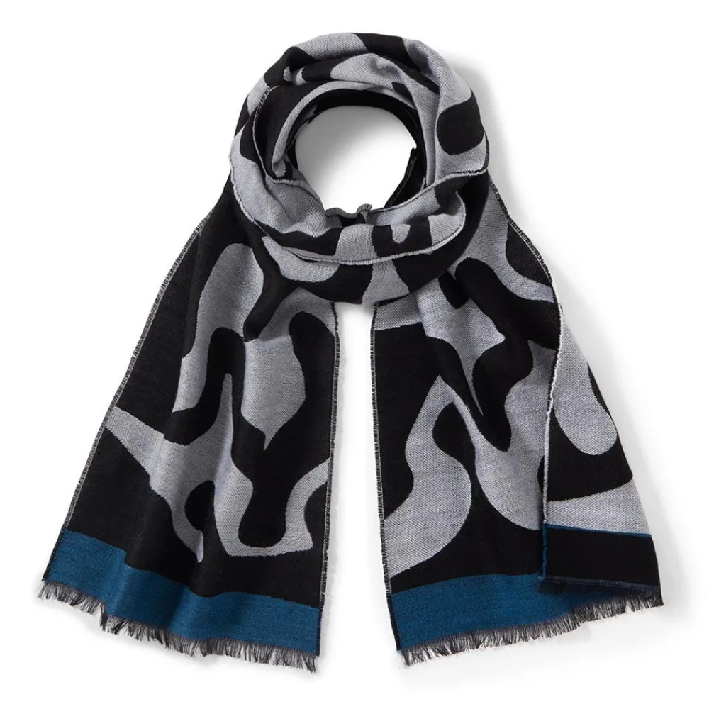 Scarves & Wraps^The Met Store Egyptian Swirled Glass Unisex Oblong Jacquard Scarf