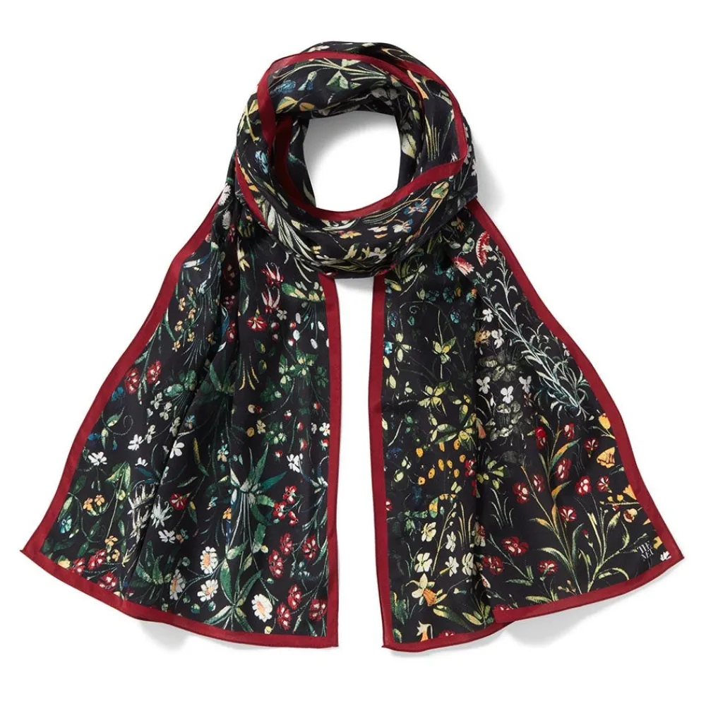 Scarves & Wraps^The Met Store Medieval Millefleurs Oblong Silk Scarf