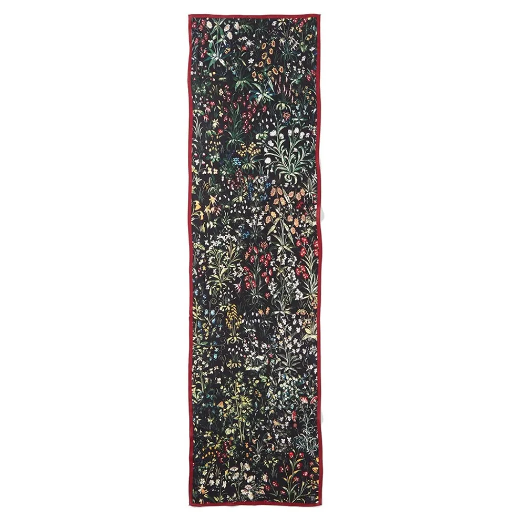 Scarves & Wraps^The Met Store Medieval Millefleurs Oblong Silk Scarf
