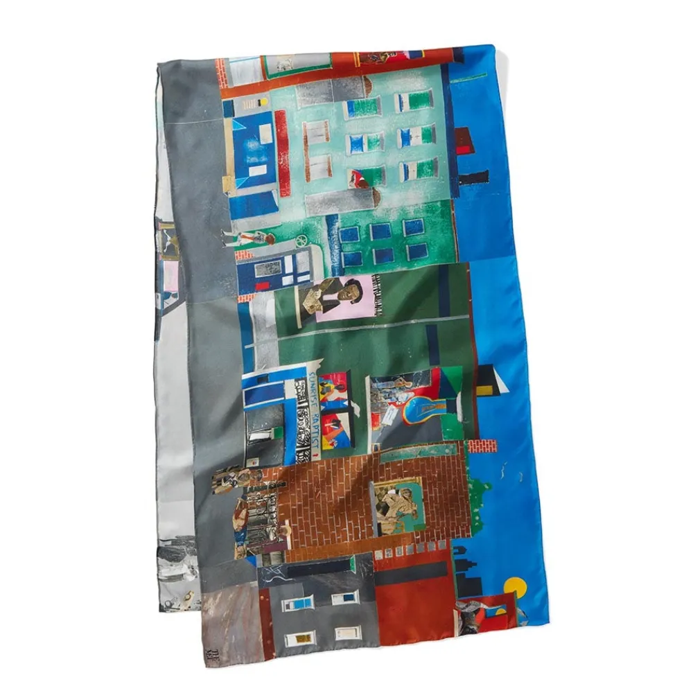 Scarves & Wraps^The Met Store Bearden The Block Oblong Silk Scarf