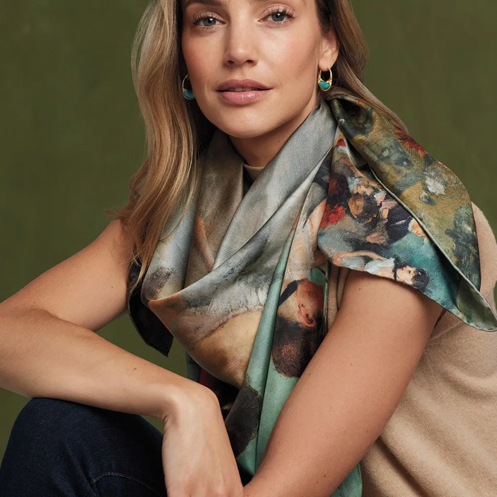 Scarves & Wraps^The Met Store Degas Impressions Double-Sided Square Silk Scarf