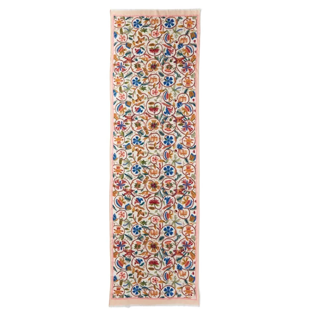 Scarves & Wraps^The Met Store British Flowering Vines Embroidered Oblong Scarf