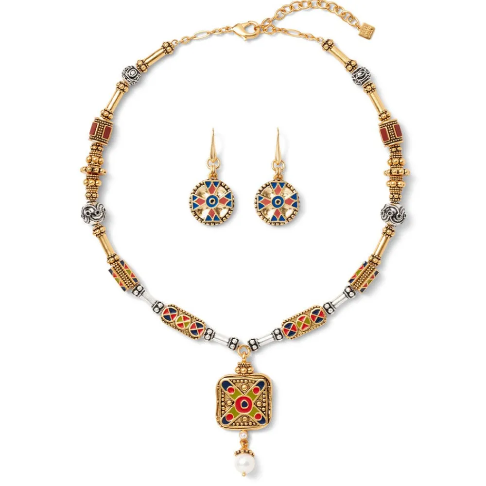 Jewelry Sets^The Met Store Medieval Byzantine Statement Necklace and Drop Earrings Set