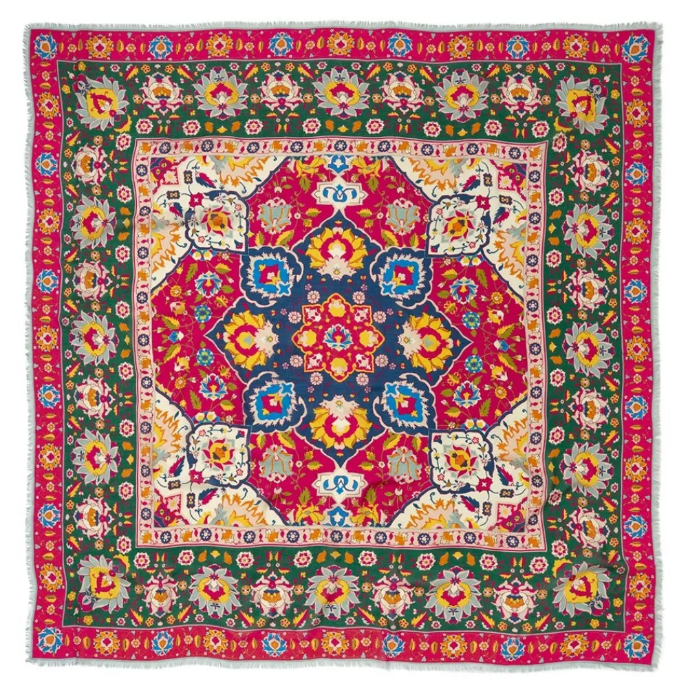 Scarves & Wraps^The Met Store Kashan Carpet Square Scarf