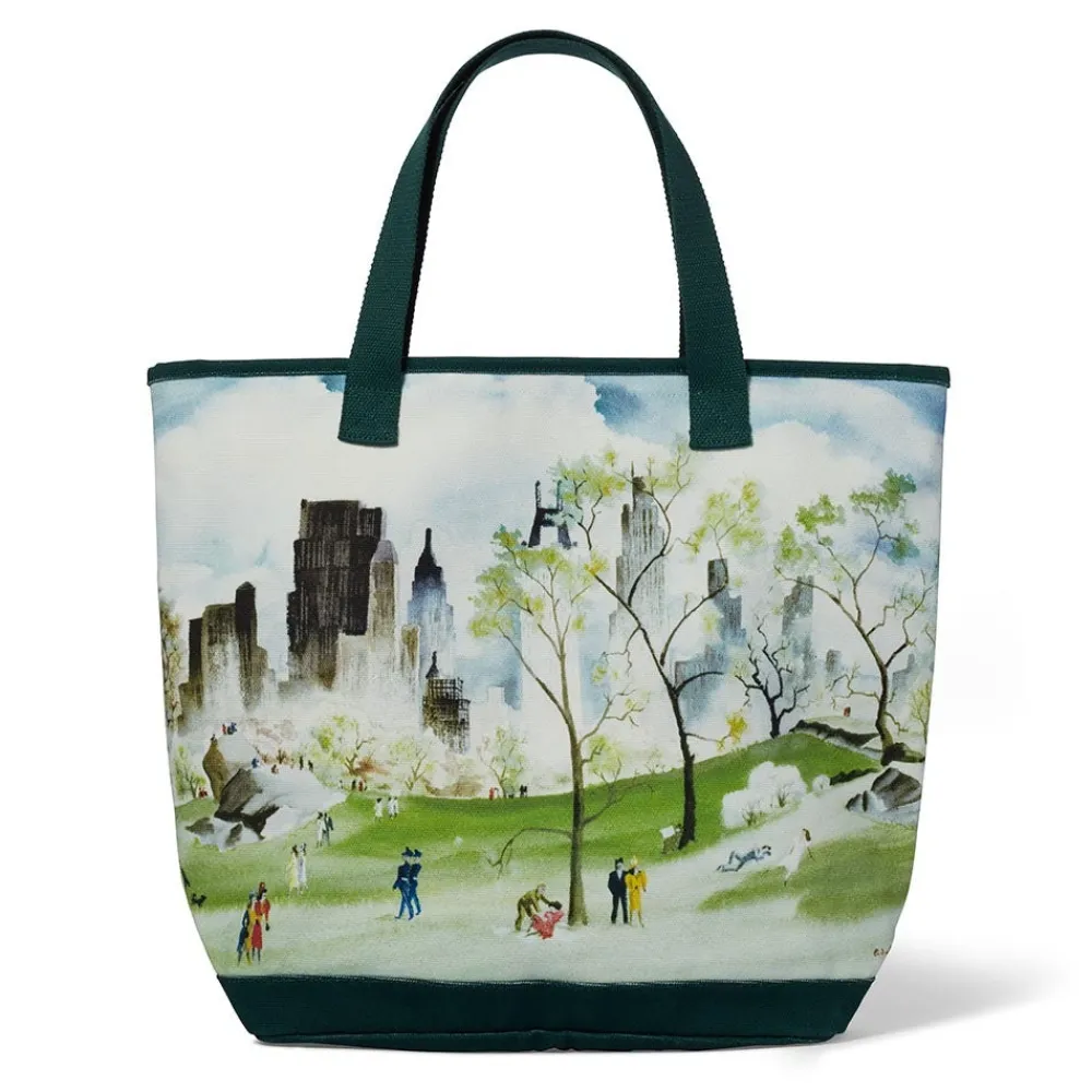 Bags^The Met Store Dehn Spring in Central Park Zip Tote