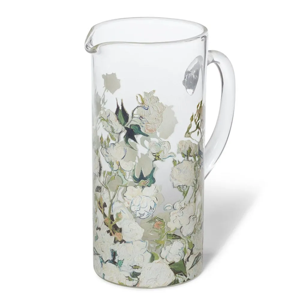 Tableware^The Met Store Van Gogh Roses Glass Pitcher