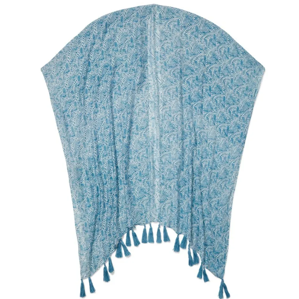 Clothing^The Met Store Blue & White Qing Floral Cover-Up