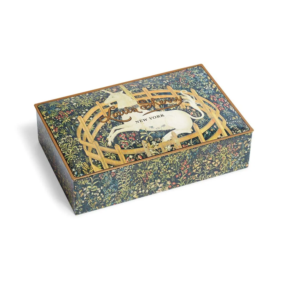 Tableware^The Met Store Louis Sherry Unicorn in a Garden 12-Piece Chocolate Tin