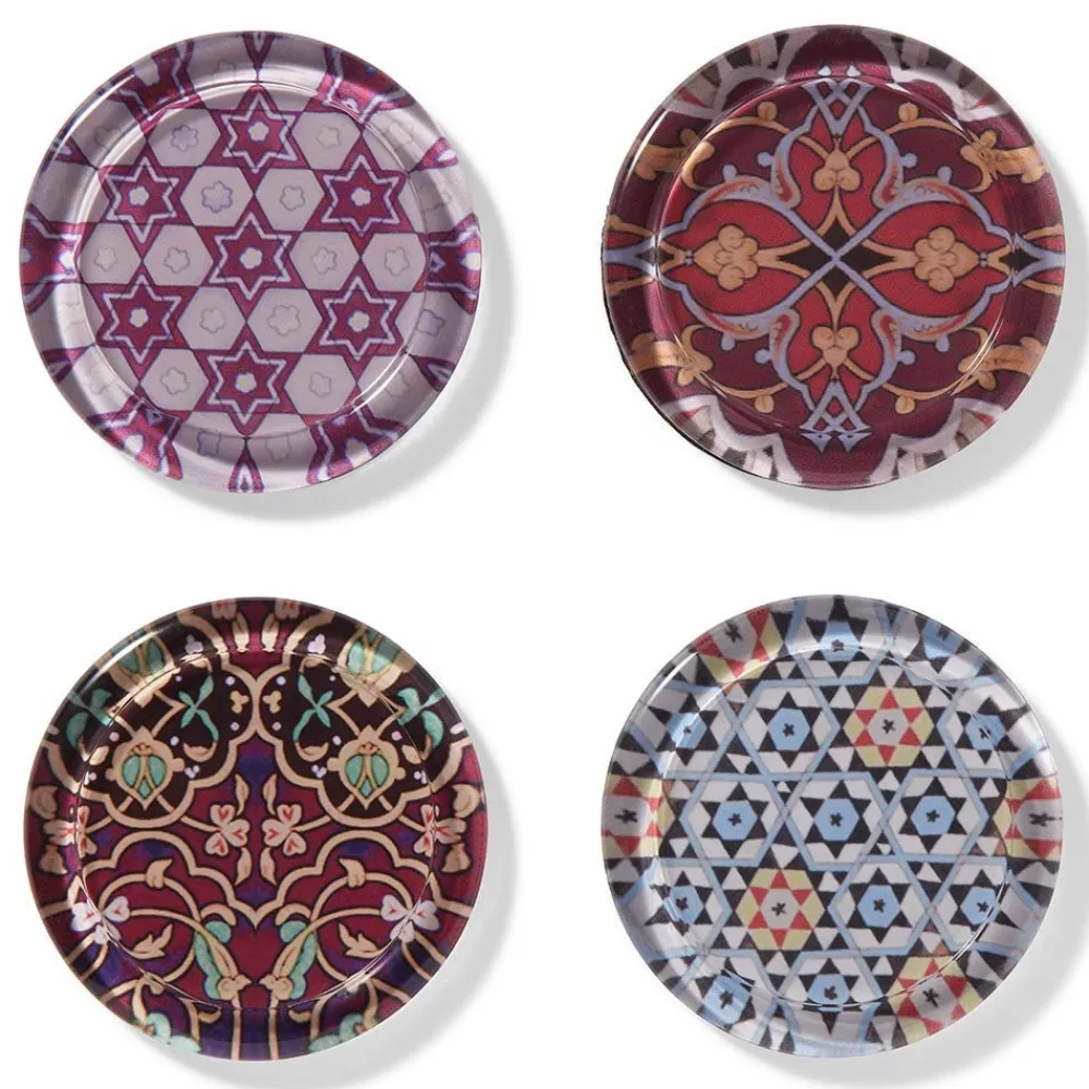 Tableware^The Met Store Persian Patterns Glass Coasters