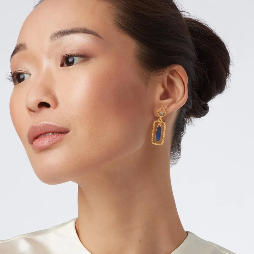 Earrings^The Met Store Kashan Carpet Rectangular Drop Earrings