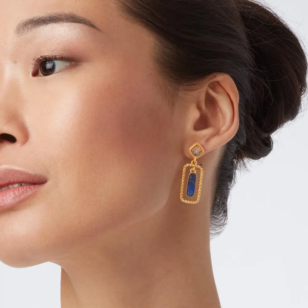 Earrings^The Met Store Kashan Carpet Rectangular Drop Earrings