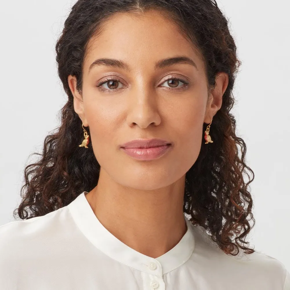 Earrings^The Met Store Chinese Bird Drop Earrings