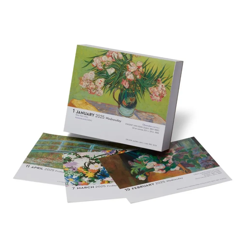 Calendars^The Met Store Art of Flowers Day-to-Day Calendar 2025