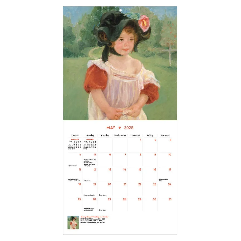 Calendars^The Met Store Impressionism and Post-Impressionism Mini Wall Calendar 2025