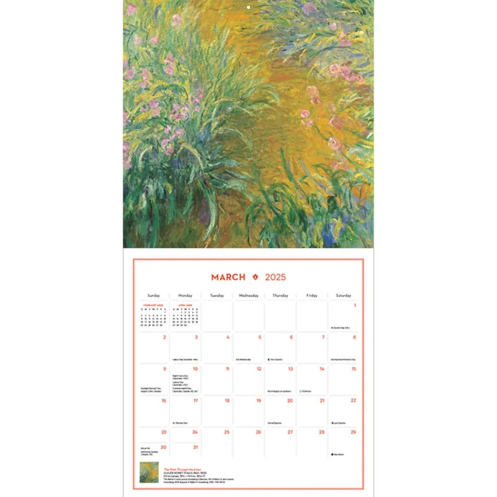 Calendars^The Met Store Impressionism and Post-Impressionism Wall Calendar 2025