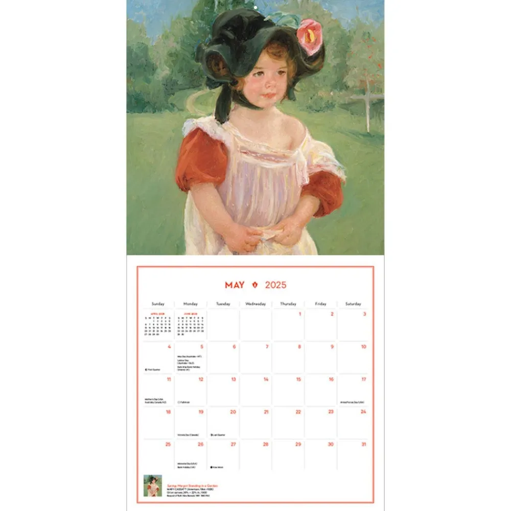 Calendars^The Met Store Impressionism and Post-Impressionism Wall Calendar 2025